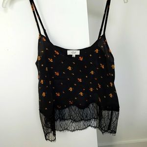 Wilfred Chimere Silk and Lace Tank